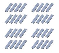 Gvvsjgdbis 32 Pezzi Serie Pattini per Mobili Rettangolo Cursori Mobili 25mm x 100mm Mobili Autoadesivi Scorrevoli Mobili per Protezione del Pavimento