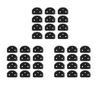 Gvvsjgdbis 36 Pezzi Rotoli di Chitarra Classica Corde di Tenuta Bloccaggio Corde per Chitarra Morsetto a Blocco Dado, Nero