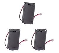 Gvvsjgdbis 3X 9V Piatto Chitarra Pick-up Coperchio della Batteria Scatola di Tenuta della Batteria di Immagazzinaggio per Chitarra Elettrica Accessorio Basso