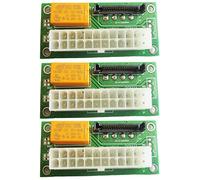 Gvvsjgdbis 3X Scheda di Alimentazione Dual PSU Adattatore di Alimentazione Multiplo Add2Psu con ATX 24Pin a Connettore 4Pin per