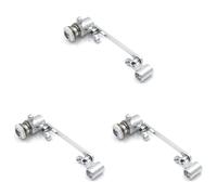 Gvvsjgdbis 3X Sterzo Frizione Assemblaggio Servo Saver Completo per 144001 1/14 124018 124019, Argento