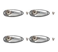 Gvvsjgdbis 4 pz Barca Chitarra Piastra Presa Intrattenimento 1/4 Pollice 6.35mm Cromo per Chitarra Pieces Stile Strat