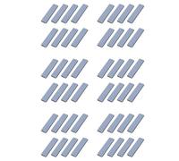 Gvvsjgdbis 48 Pezzi Serie Pattini per Mobili Rettangolo Cursori Mobili 25mm x 100mm Mobili Autoadesivi Scorrevoli Mobili per Protezione del Pavimento