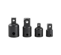 Gvvsjgdbis 4Pcs Drive Socket Adapter Converter Riduttore Air Impact Socket Chiavi Elettriche Strumento Adattatore Utensili a Mano Nero