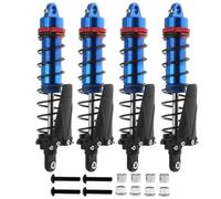 Gvvsjgdbis 4PCS Metallo 120mm Ammortizzatore Olio per 1/10 RC Crawler Auto Axial SCX10 AXI03007 RBX10 D90 TRX4 Accessori di ricambio, Blu