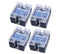 Gvvsjgdbis 4X -1 D4825 Relè monofase a stato solido SSR 25A DC 3-32V AC 24-480V