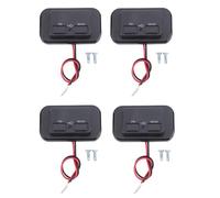 Gvvsjgdbis 4X Caricabatteria da Auto USB+PD Presa 12V/24V Separatore di Ricarica USB Adattatore di Alimentazione per Moto Camping-Car-Camion ATV Barca Auto RV