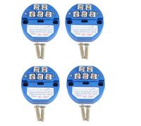 Gvvsjgdbis 4X RTD PT100 Modulo trasmettitore di temperatura termica -50-100 ° C DC24V Uscita 4-20MA