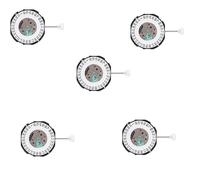 Gvvsjgdbis 5X Movimento Orologio Movimento a Tre Movimento Orologio al Quarzo SL28 per Accessori di Riparazione Orologio (Calendario Unico), Nero