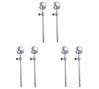 Gvvsjgdbis 6 Pezzi Grande Cassa Pedale Batterista in Lega di Alluminio Testa di Accessori Strumento Percussione,