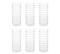 Gvvsjgdbis 60 pezzi sterili W/coperchi per piastra da laboratorio batterica 55 mm x 15 mm