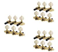 Gvvsjgdbis 6X 1:18 Chitarra Acustica Testa Macchina Chitarra Corde Caviglie Chiave 3L3R Chitarra Accordatori Chiave Accessori di Ricambio