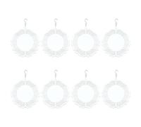 Gvvsjgdbis 8 pezzi grezzi a sublimazione da 20,3 cm, sublimazione per pressa termica, trasferimento, fai da te, regalo, rotondi, facili da installare, facili da usare.