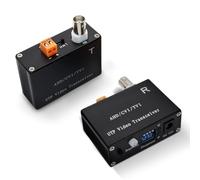 Gvvsjgdbis Balun video attivo a 1 canale per telecamera CCTV, trasmettitore a coppia intrecciata, BNC, ampia portata per AHD, TVI, CVI, 5/10 MP
