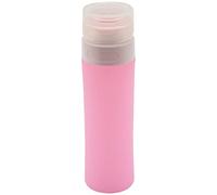 Gvvsjgdbis Caldo! Contenitori Portatili Da Bagno Shampoo Lozione Da Viaggio Bottiglia Di Silicone Ricaricabile Portatile 80Ml Rosa