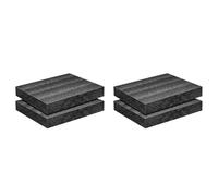 Gvvsjgdbis Confezione da 4 fogli in schiuma di poliuretano, 40,6 x 30,5 x 5,1 cm, inserti in schiuma per custodie, cuscinetti in schiuma per riporre la cassetta degli attrezzi