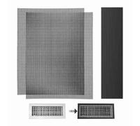 Gvvsjgdbis Copertura di sfiato magnetico in PVC 400 X 300 Mm, trappola per registratori di terra, griglia di sfiato AC