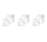 Gvvsjgdbis Foglio Acrilico Stampato Trasparente per Pannelli Da Tavolo A Base Luce LED Progetti di Visualizzazione Fai Da Te Artigianato Luci LED per Progetti 18 Pezzi