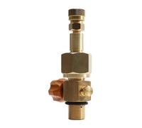 Gvvsjgdbis Kit connettore adattatore CO2 per bombole di gas ad alta pressione con femmina da 8 mm 5/8-18UNF