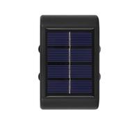 Gvvsjgdbis Lampada da parete solare per esterni, luce decorativa per esterni, luce calda