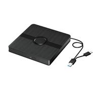 Gvvsjgdbis Lettore Blu-Ray esterno, lettore CD/DVD con capacità di lettura/scrittura lettore Blu-Ray portatile per PC portatile Win10