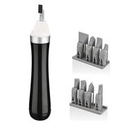 Gvvsjgdbis Levigatrice a movimento alternativo MS-148 a due velocità regolabile versatile ad alta efficienza a batteria per precisione