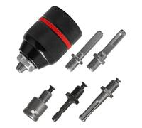 Gvvsjgdbis Mandrino per Trapano a Mano Chiave 1,5-13 mm 1/2-20UNF con Adattatore SDS Plus, Convertitore di Esagonale 1/4 PB, Manico Esagonale, Chiave a Bussola 1/2 Po