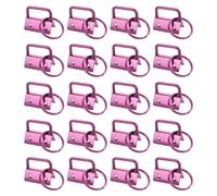 Gvvsjgdbis Materiale con anelli per cinghia di borsa, materiale in metallo rosa, 20 pezzi