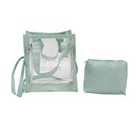 Gvvsjgdbis Moda Lettera Tote Borsa A Tracolla Signora Messenger Borsa Messenger Tote Trasparente Trasparente Jelly Beach Estate Verde