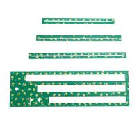 Gvvsjgdbis Modello di tasche con cerniera, stencil per cerniere acriliche con motivo limone, per realizzare cerniere 7/8/9, per misurare tagli precisi