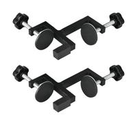 Gvvsjgdbis Morsetto bidirezionale per falegnameria da falegnameria, 2 pezzi, 10-57 mm, morsa resistente, clip a forma di G a doppio scopo