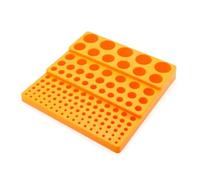 Gvvsjgdbis Multifunzionale Drill Holder 131 fori Tool Holder Box Drill Bit Storage Box Giallo
