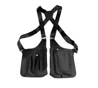 Gvvsjgdbis Multifunzione Crossbody Storage A Tracolla Uomo Antifurto Petto Borsa In Pelle Sport All'aperto