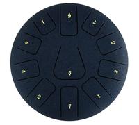 Gvvsjgdbis per Lingua in Acciaio da 8 pollici, Tamburino da 11 Note con Pestelli e Finger Pics per Meditazioni Tamburino Strumento E