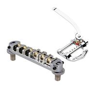 Gvvsjgdbis Ponte a a rullo con e chiave per chitarra elettrica, e chitarra, vibrato, cordiera tremolo flat top body tremolo unità vibrato ponte f ()