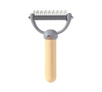 Gvvsjgdbis Rastrello sottopelo, districante, pettini per toelettatura a pelo lungo, rastrello a doppio lato, rastrello da districare per animali domestici B