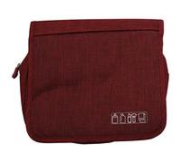 Gvvsjgdbis Rosso sospeso Viaggio Grande Cosmetico Kit da Toilette Donne Nescessario Trucco Bellezza Vanità Caso Organizzatore Accessorio di Stoccaggio Sacchetto di Lavaggio