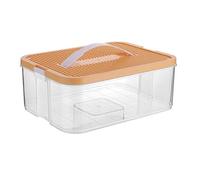 Gvvsjgdbis Scatola portaoggetti impilabile per giocattoli per bambini, colore giallo-B, 1 pezzo