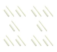 Gvvsjgdbis Set di 10 cavalletti e biglietti da cavalletto, in avorio, per chitarra acustica a 6 corde