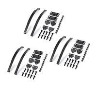 Gvvsjgdbis Set di 3 barre di sospensione a molla rigide per RC Rock Crawler D90 Axial SCX10 in scala 1:10, nero