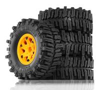 Gvvsjgdbis Set di 4 pneumatici Beadlock 1/10 RC Crawler Car per Axial SCX10 Wraith RRR10 Capra RBX10 TRX4, B