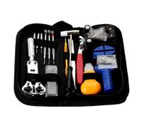 Gvvsjgdbis Set di attrezzi per riparazione orologi, set di attrezzi da 147 pezzi, apertura cinturino, combinazione di riparazione orologi, durevole