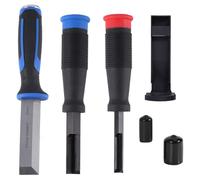 Gvvsjgdbis Set di forbici per legno con 3 tappi di protezione per forbici da mortasa quadrate con manico antiscivolo per telai della porta