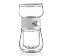 Gvvsjgdbis Set teiera in vetro da 240 ml con filtro in acciaio , ideale per preparare il tè.