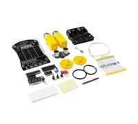 Gvvsjgdbis Smart Car DIY Kit Elettronico 51 MCU Ultrasuoni Ostacolo Evitamento Auto Automatico Ranging Robot Programmazione Kit FAI DA TE
