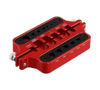 Gvvsjgdbis Stazione di saldatura in alluminio termico-protettiva da 3,5 mm per connettore a banana XT90 Deans rosso
