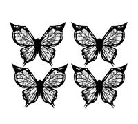 Gvvsjgdbis Stencil a per eyeliner, stencil per eyeliner, , stencil per trucco per gli occhi, , funziona 4 pezzi