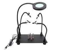 Gvvsjgdbis Supporto di saldatura USB Magnet Saldatura Holder, Terza Mano Helping Hands Soldering Station per la Riparazione Elettronica, Stazione di Saldatura Fixture