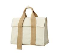Gvvsjgdbis Tracolla semplice temperamento borsa a tracolla stile stendibiancheria tela portatile grande capacità borsa beige