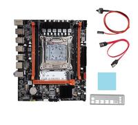 Gvvsjgdbis X99H Desktop Scheda Madre+Pad Termico LGA2011-V3 B85 Chip DDR3X4 ECC Slot M.2 NVME PCI-E 3.0 X16 SATA3.0 Nero Scheda Madre 1Set